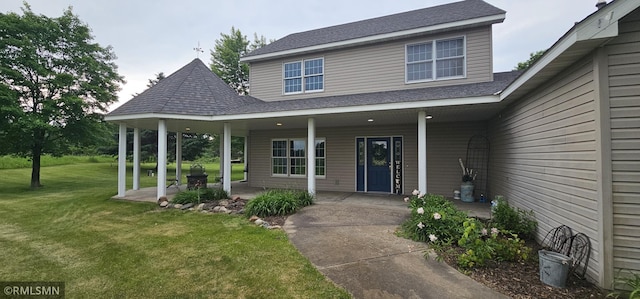 1470 Sims Rd NW, Oak Grove, MN 55011 - view of front of property with a front lawn and roof with shingles