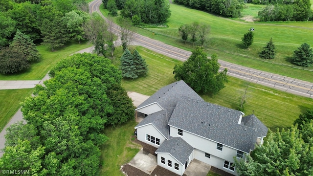 1470 Sims Rd NW, Oak Grove, MN 55011 - view from above of property with a tree filled landscape