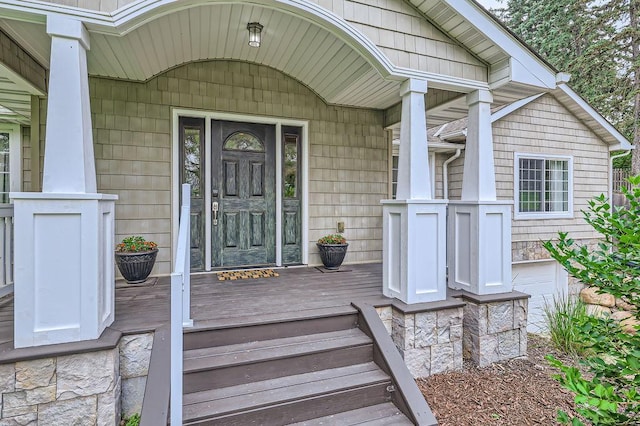 5112 Willow Ln, Minnetonka, MN 55345 - entrance to property with covered porch and stone siding