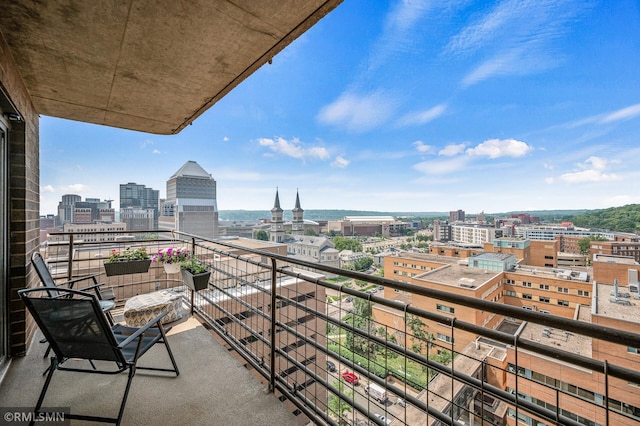 26 10th St W Unit 1409, Saint Paul, MN 55102 - balcony with a city view