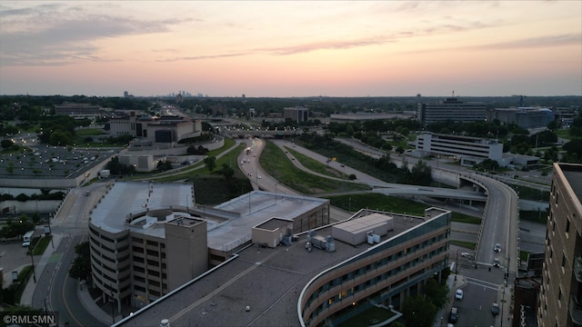26 10th St W Unit 1409, Saint Paul, MN 55102 - aerial view at dusk of a city view