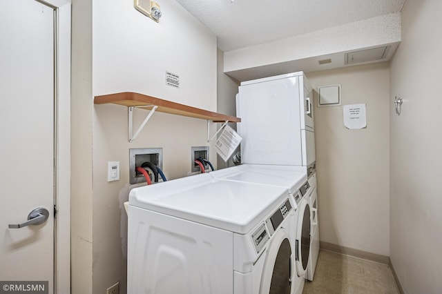 26 10th St W Unit 1409, Saint Paul, MN 55102 - communal laundry room with estacked washer and dryer and washer and clothes dryer