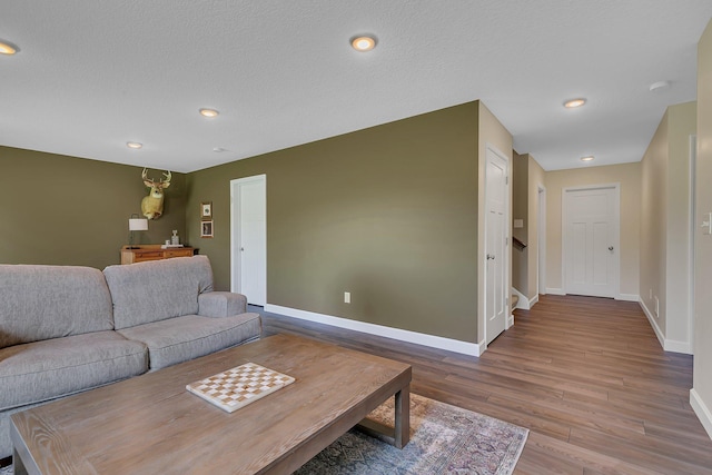 23974 185th St NW, Orrock Twp, MN 55309 - living area with wood finished floors and recessed lighting