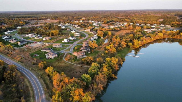 23974 185th St NW, Orrock Twp, MN 55309 - aerial view of property's location featuring a large body of water and a forest