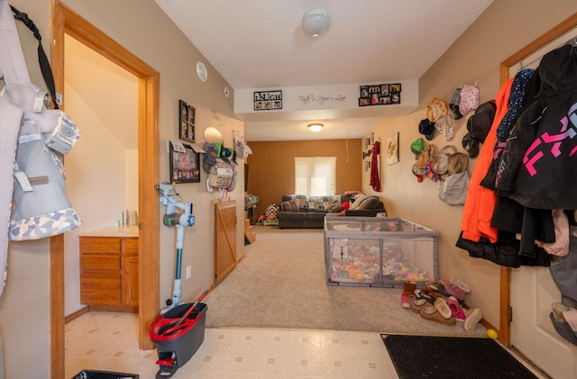 11 1st St, Nashwauk, MN 55769 - hallway with carpet flooring