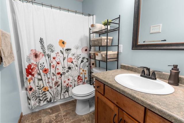 3322 Orchard Ave NE, Sauk Rapids, MN 56379 - bathroom featuring vanity and stone finish flooring