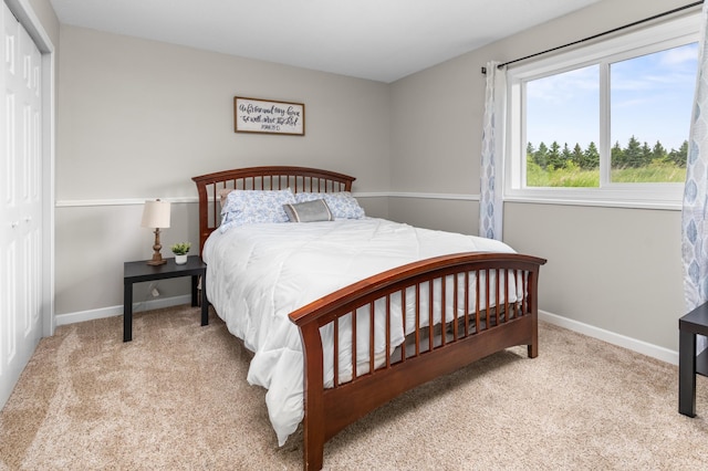 3322 Orchard Ave NE, Sauk Rapids, MN 56379 - carpeted bedroom with a closet and baseboards
