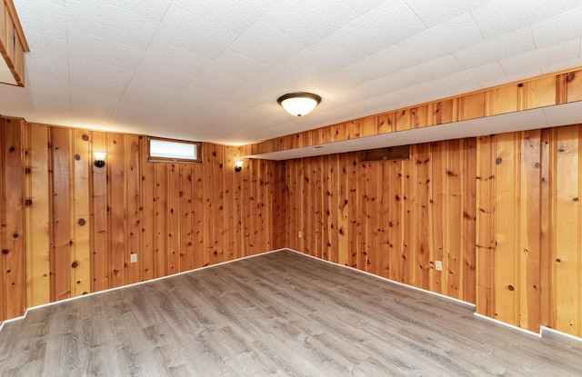 912 11 1/2 St SW, Rochester, MN 55902 - basement with wood finished floors and wooden walls