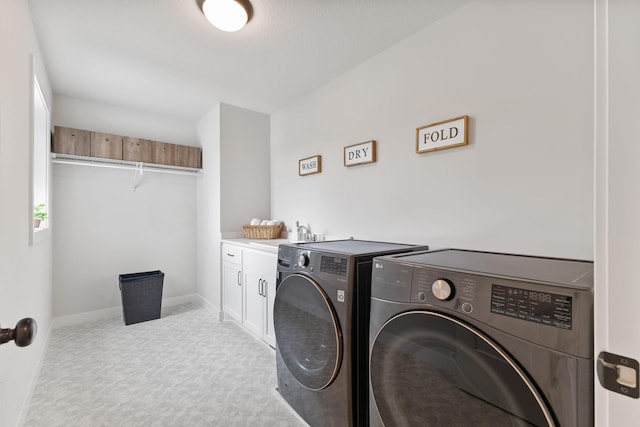 14960 143rd Ave N, Dayton, MN 55327 - laundry area with independent washer and dryer and cabinet space