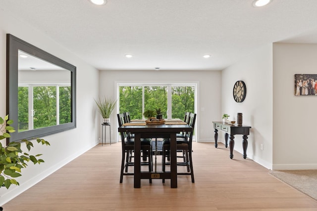 14960 143rd Ave N, Dayton, MN 55327 - dining room with recessed lighting and light wood finished floors