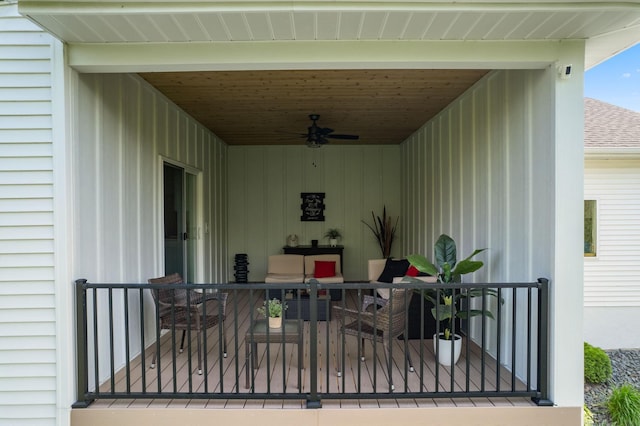 14960 143rd Ave N, Dayton, MN 55327 - view of patio / terrace with ceiling fan