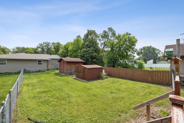 1301 5th Ave N, Moorhead, MN 56560 - fenced backyard featuring a shed