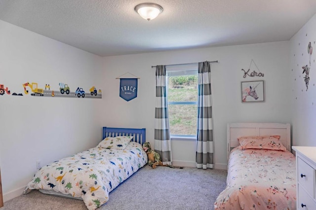 882 Redmond Dr, Carver, MN 55315 - carpeted bedroom featuring a textured ceiling and baseboards