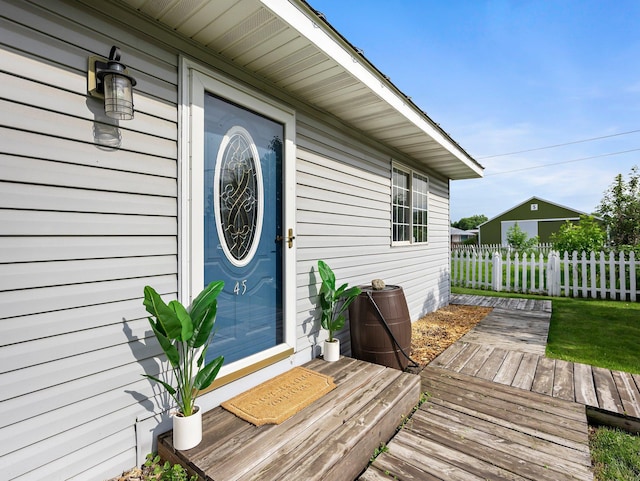45 Oak Ave S, Maple Lake, MN 55358 - view of deck