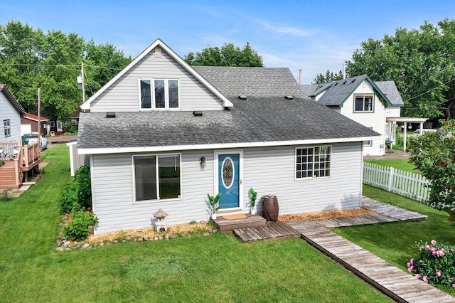 45 Oak Ave S, Maple Lake, MN 55358 - view of front of house featuring a shingled roof