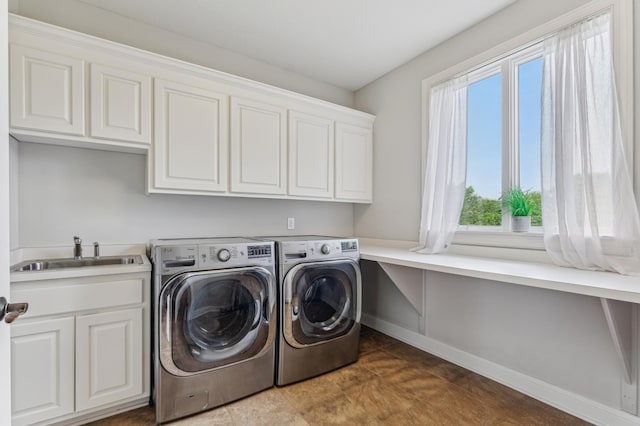 3287 Norcrest Ave N, Baytown Twp, MN 55082 - laundry room with cabinet space and independent washer and dryer