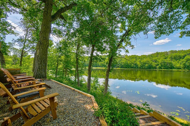 1994 80th St, Somerset, WI 54025 - water view with a heavily wooded area