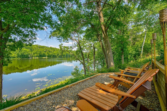 1994 80th St, Somerset, WI 54025 - exterior space with a water view and a forest view
