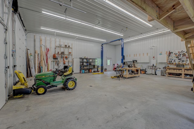 1994 80th St, Somerset, WI 54025 - garage featuring a workshop area