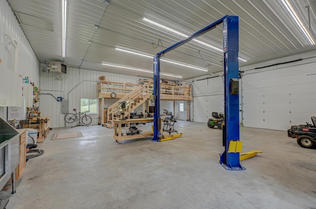 1994 80th St, Somerset, WI 54025 - garage featuring a workshop area and electric panel