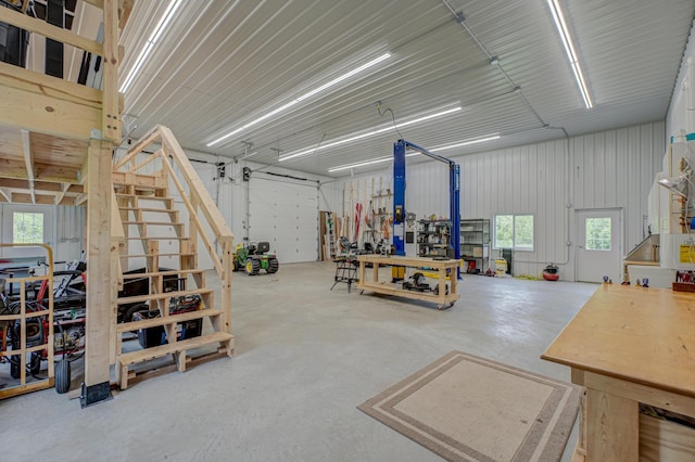 1994 80th St, Somerset, WI 54025 - garage featuring a workshop area