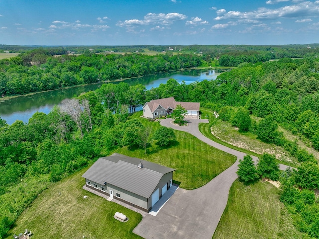 1994 80th St, Somerset, WI 54025 - view from above of property featuring a forest and a large body of water