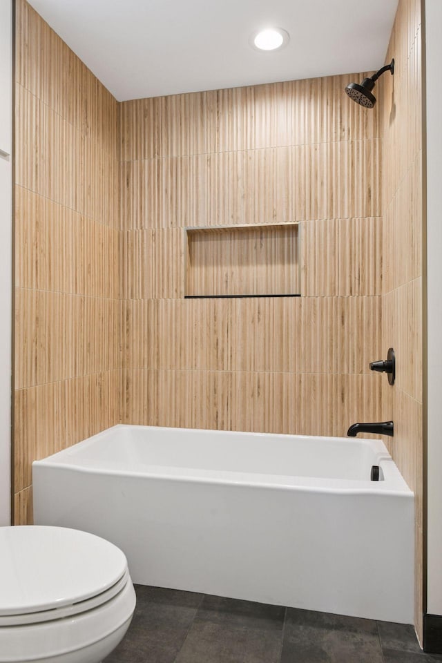 3930 Cottage Ln, Minnetonka, MN 55305 - full bathroom featuring tile patterned flooring and shower / bath combination