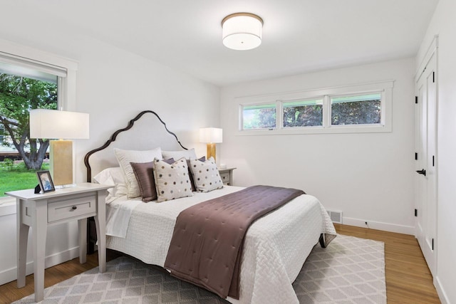 3930 Cottage Ln, Minnetonka, MN 55305 - bedroom with multiple windows and wood finished floors