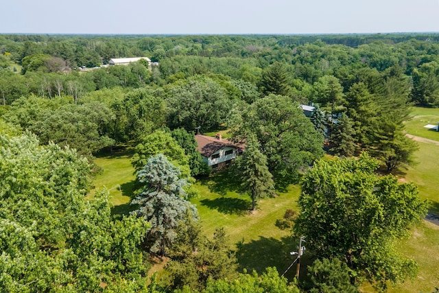 17855 Round Lake Blvd NW, Andover, MN 55304 - drone / aerial view of a heavily wooded area