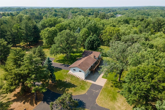 17855 Round Lake Blvd NW, Andover, MN 55304 - view of subject property featuring a heavily wooded area
