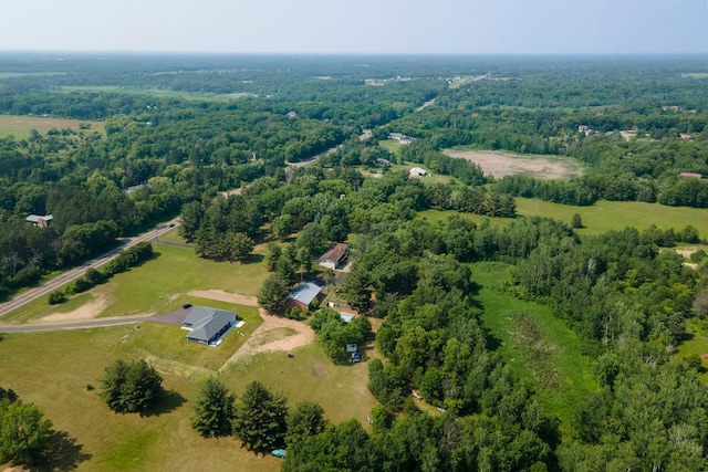 17855 Round Lake Blvd NW, Andover, MN 55304 - aerial view of property's location with a heavily wooded area