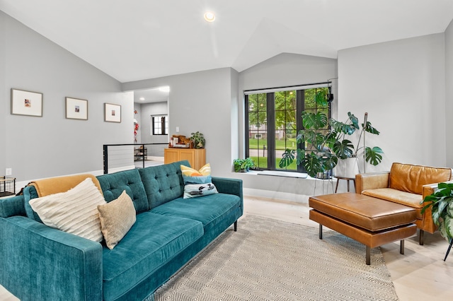 6855 Timber Crest Dr, Maple Grove, MN 55311 - living area with lofted ceiling and recessed lighting
