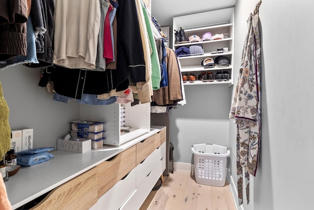 6855 Timber Crest Dr, Maple Grove, MN 55311 - walk in closet featuring light wood-style flooring