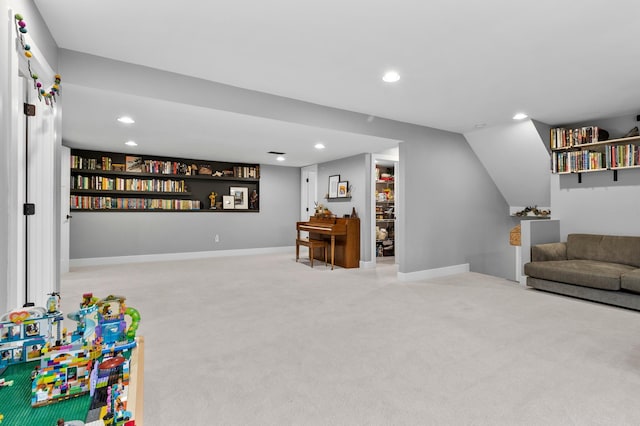 6855 Timber Crest Dr, Maple Grove, MN 55311 - recreation room with carpet floors and recessed lighting