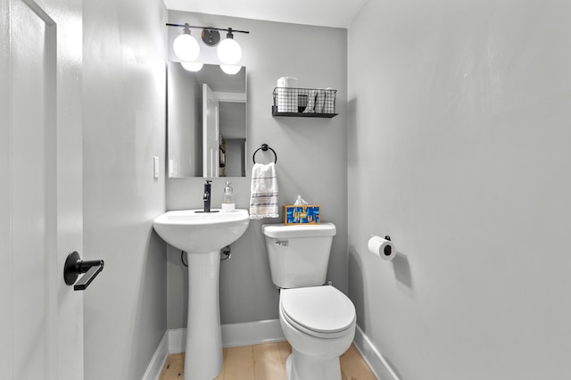 6855 Timber Crest Dr, Maple Grove, MN 55311 - half bath with toilet and baseboards