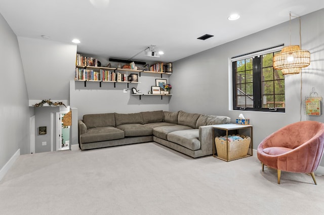 6855 Timber Crest Dr, Maple Grove, MN 55311 - carpeted living room featuring recessed lighting and baseboards