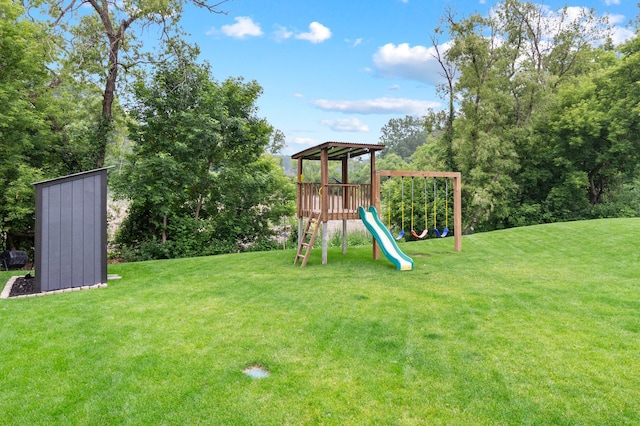 6855 Timber Crest Dr, Maple Grove, MN 55311 - view of jungle gym featuring a yard