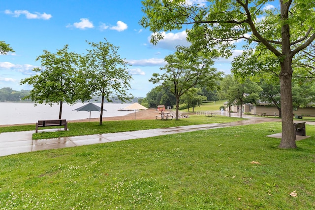 6855 Timber Crest Dr, Maple Grove, MN 55311 - view of home's community with a lawn and a water view