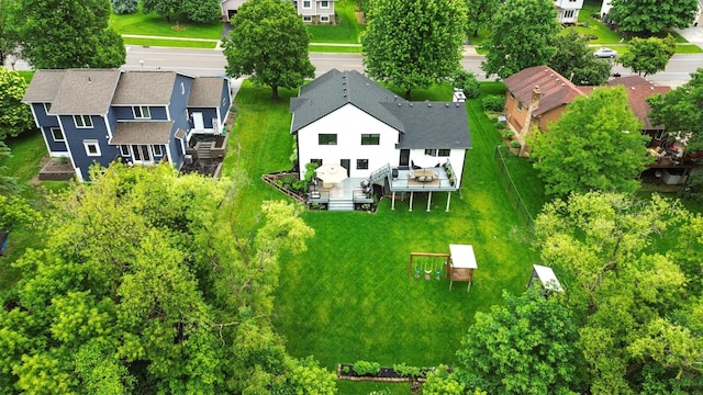 6855 Timber Crest Dr, Maple Grove, MN 55311 - aerial perspective of suburban area