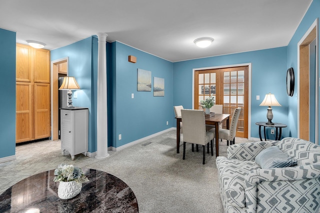 2022 Nokomis Ave, Saint Paul, MN 55119 - dining room with light colored carpet and baseboards