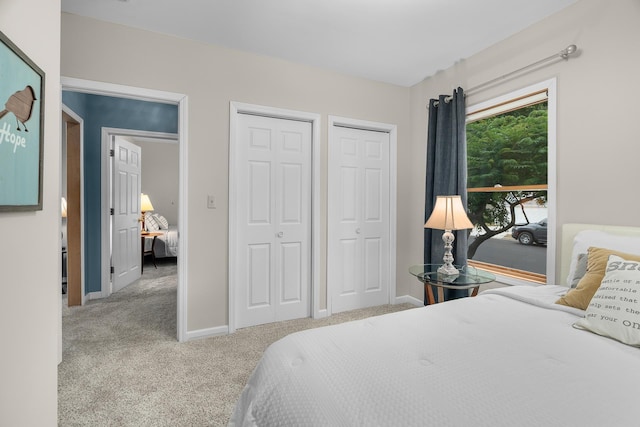 2022 Nokomis Ave, Saint Paul, MN 55119 - bedroom featuring multiple closets and carpet