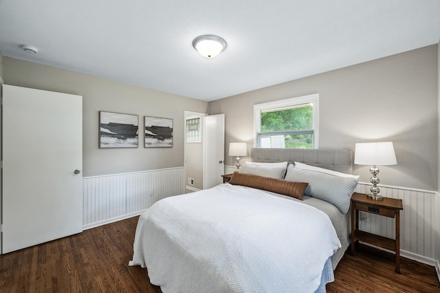 17900 Weaver Lake Dr, Maple Grove, MN 55311 - bedroom with wainscoting and wood finished floors