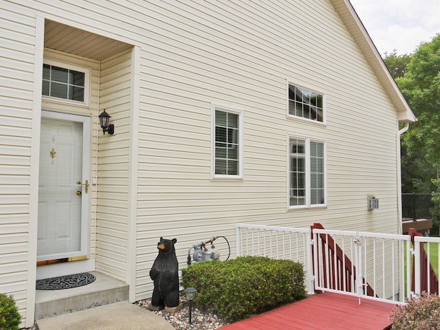 17098 Pheasant Meadow Ln SW, Prior Lake, MN 55372 - view of exterior entry featuring a deck