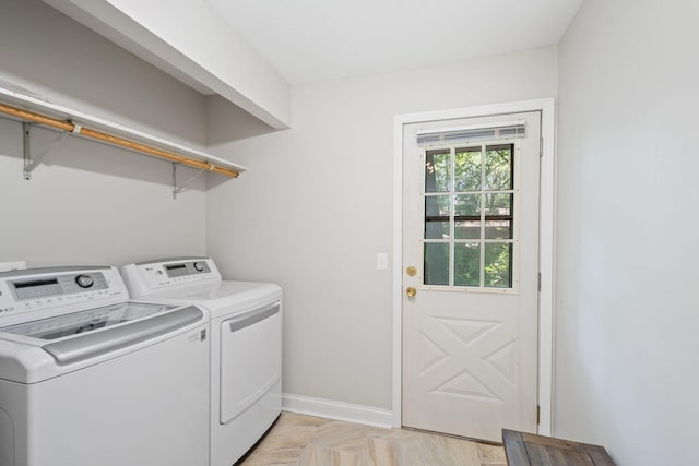 3440 Glenarden Rd, Arden Hills, MN 55112 - washroom with independent washer and dryer and baseboards