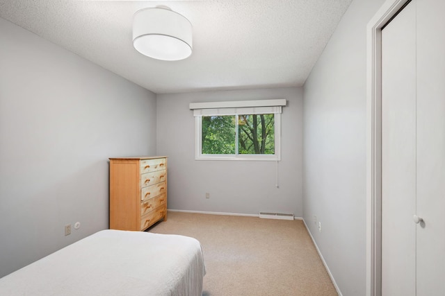3440 Glenarden Rd, Arden Hills, MN 55112 - bedroom featuring light carpet and a textured ceiling