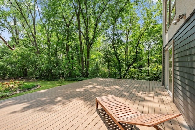 3440 Glenarden Rd, Arden Hills, MN 55112 - view of wooden deck