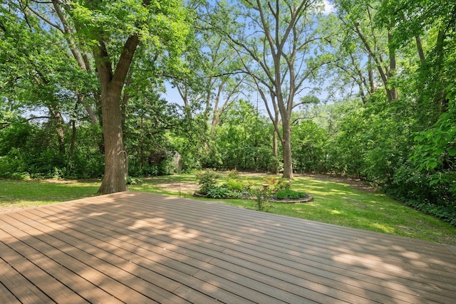 3440 Glenarden Rd, Arden Hills, MN 55112 - wooden terrace with a yard