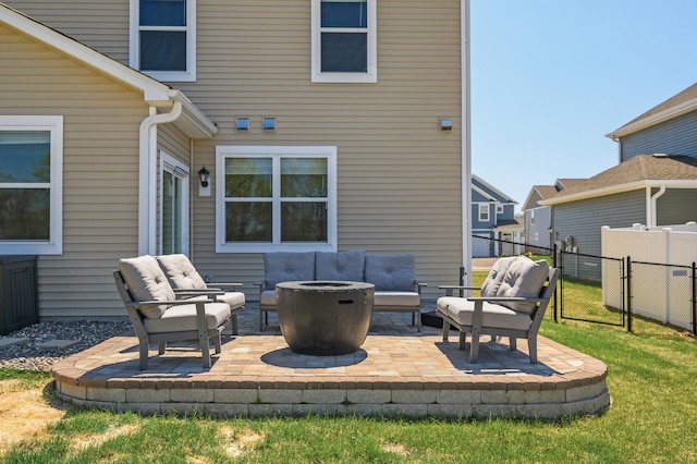 13936 146th Ave N, Dayton, MN 55327 - view of patio / terrace featuring an outdoor hangout area