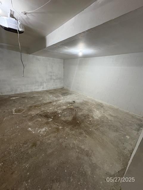 6769 Humboldt Ave N, Brooklyn Center, MN 55430 - unfinished basement with concrete block wall
