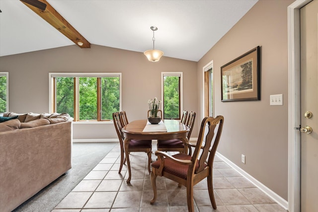 8165 240th St W, Eureka Twp, MN 55044 - dining area featuring healthy amount of natural light, baseboards, and light tile patterned floors